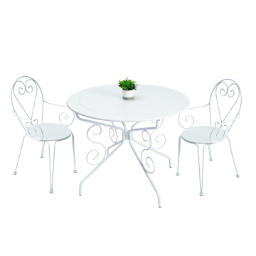 95cm Round Table and Armchairs Set of 3